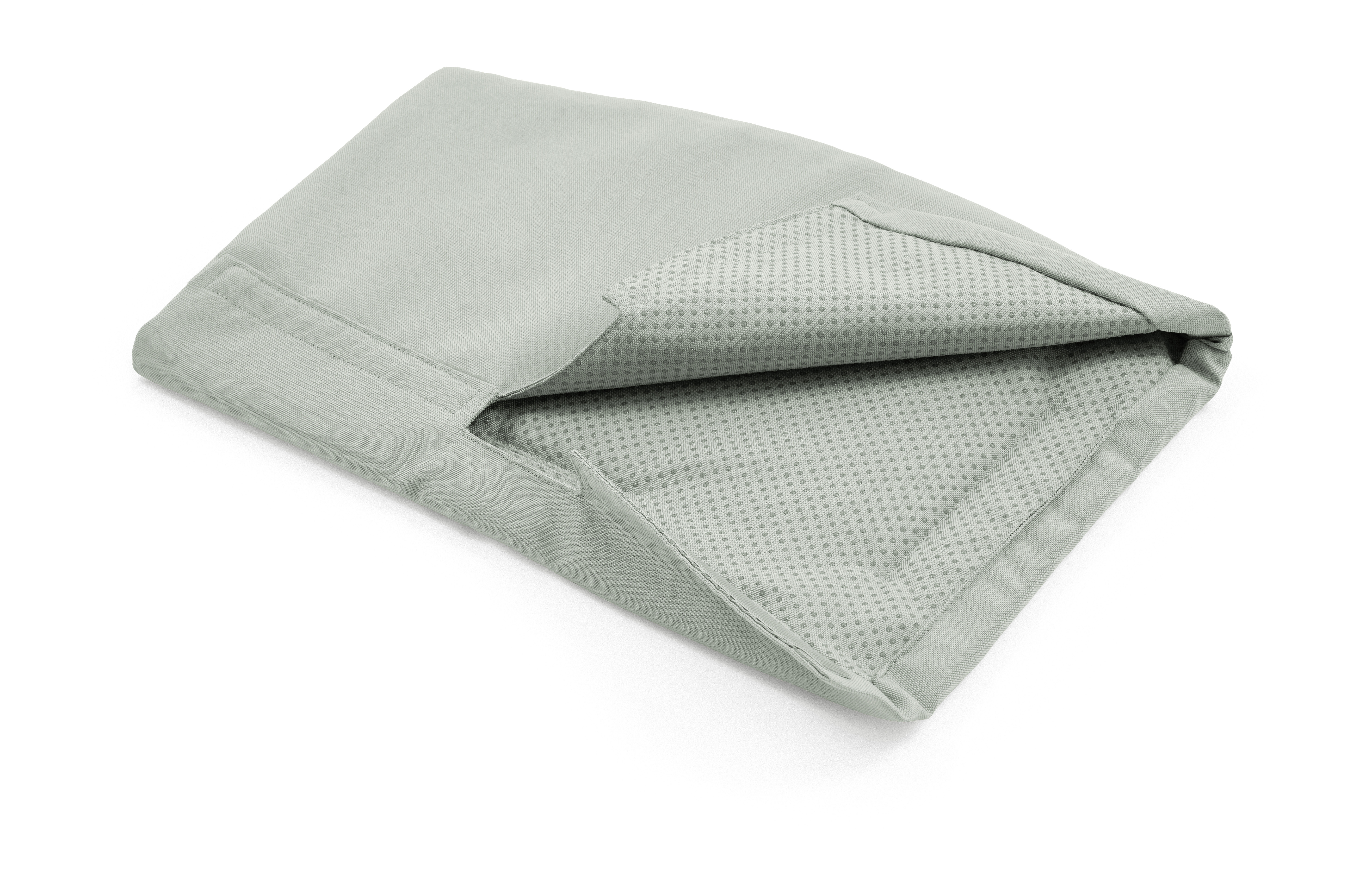Tripp Trapp® Cushion 2025. Glacier Green. Anti-slip. Close-up.