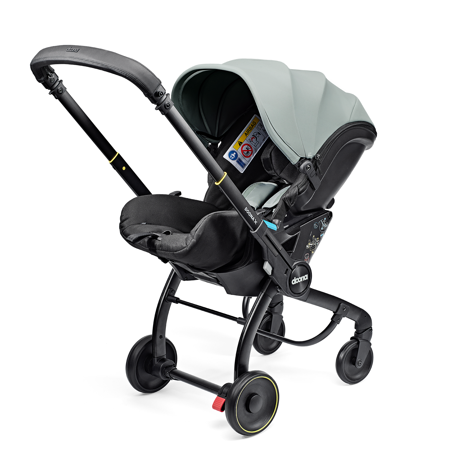 DOONA X_Dusty Sage_262510_Stroller angle_Relax_2