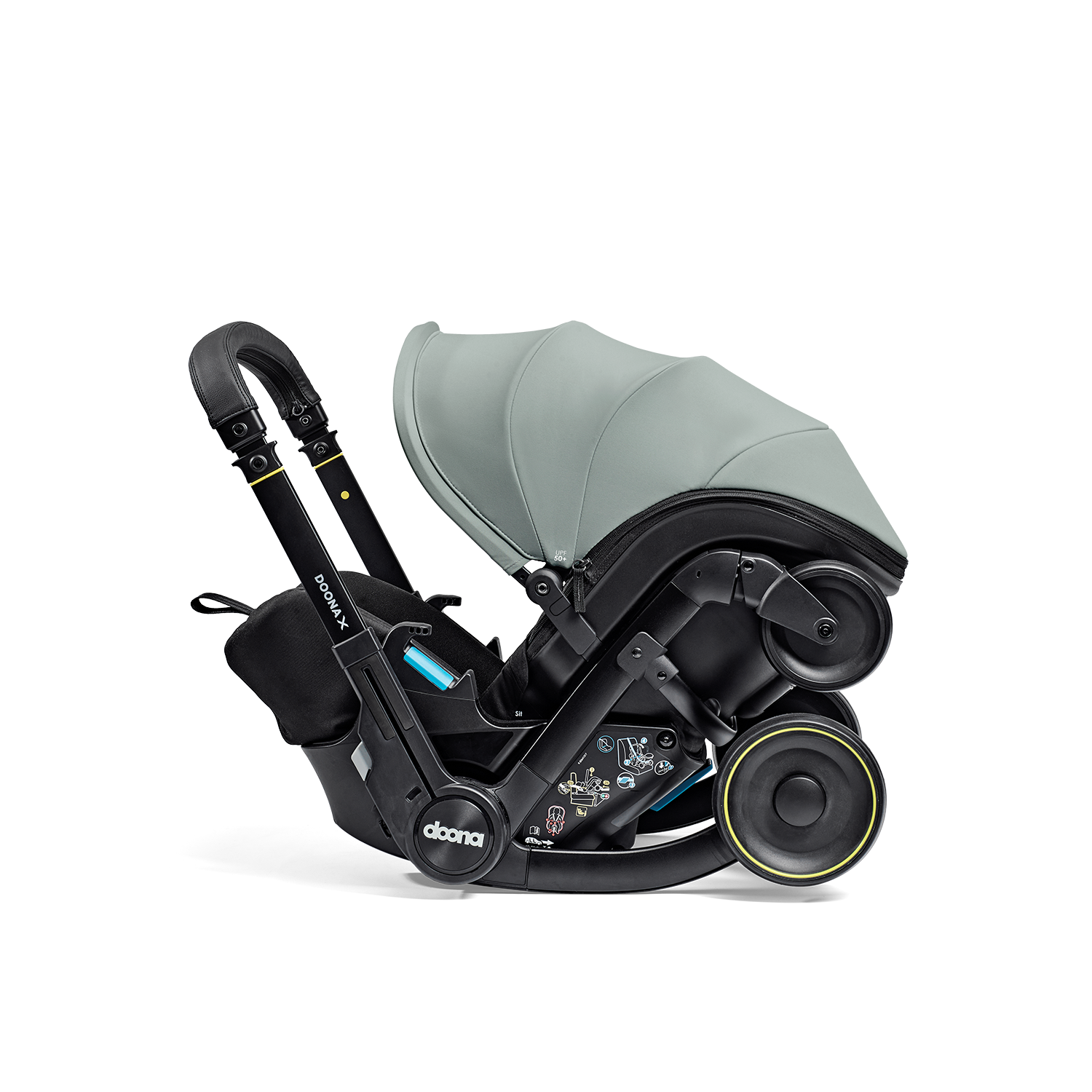 DOONA X_Dusty Sage_262536_Car seat side
