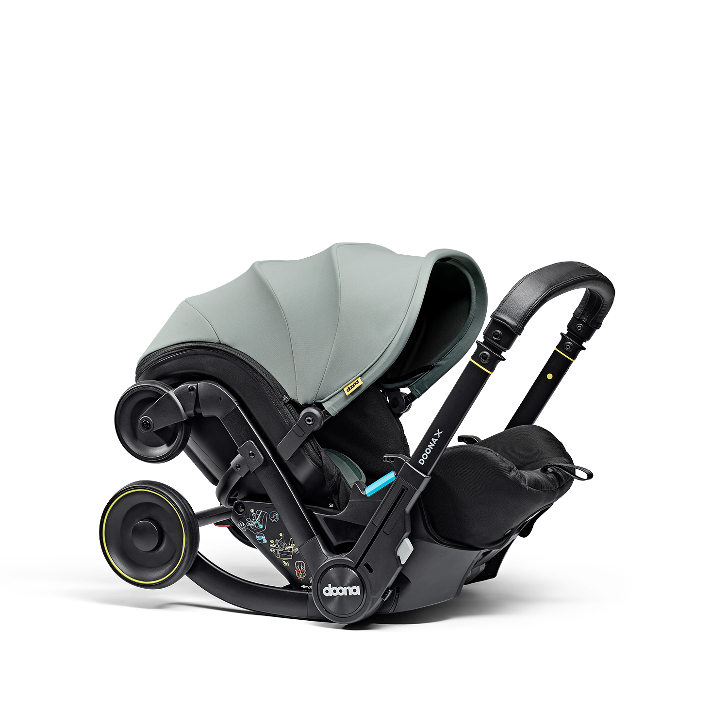 DOONA X_Dusty Sage_262559_Car seat angle