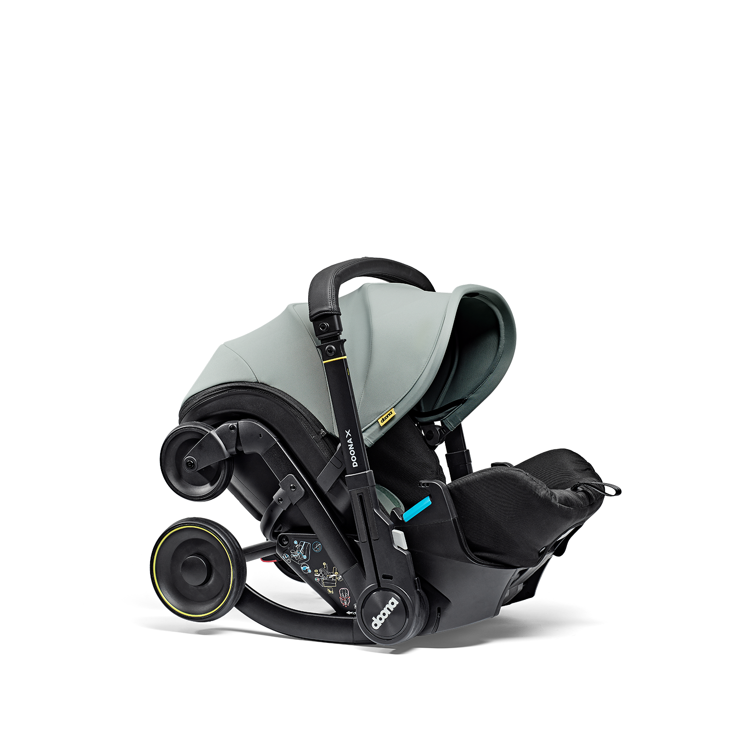 DOONA X_Dusty Sage_262563_ Carry car seat angle