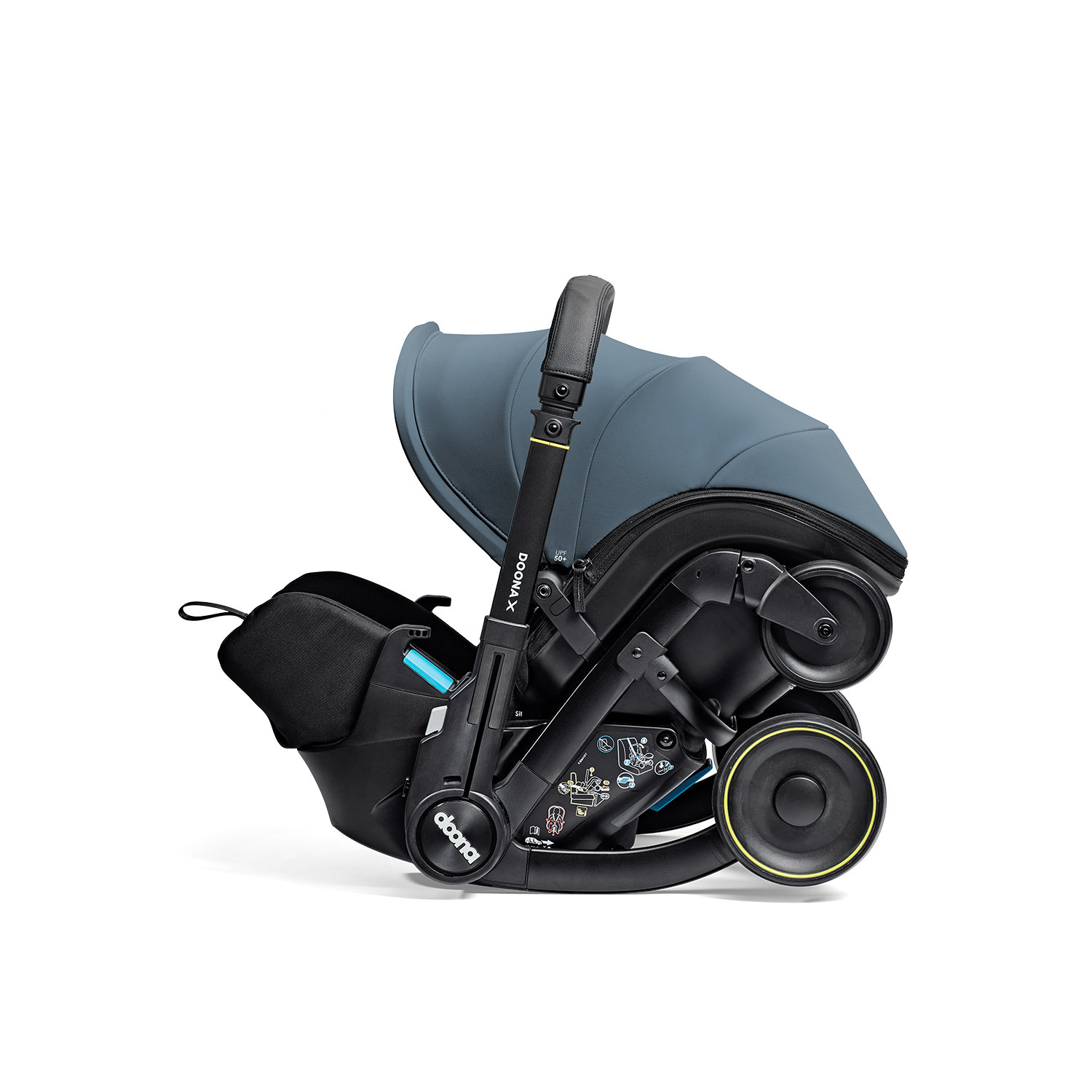DOONA X_Ocean Blue_262536_Carry car seat side