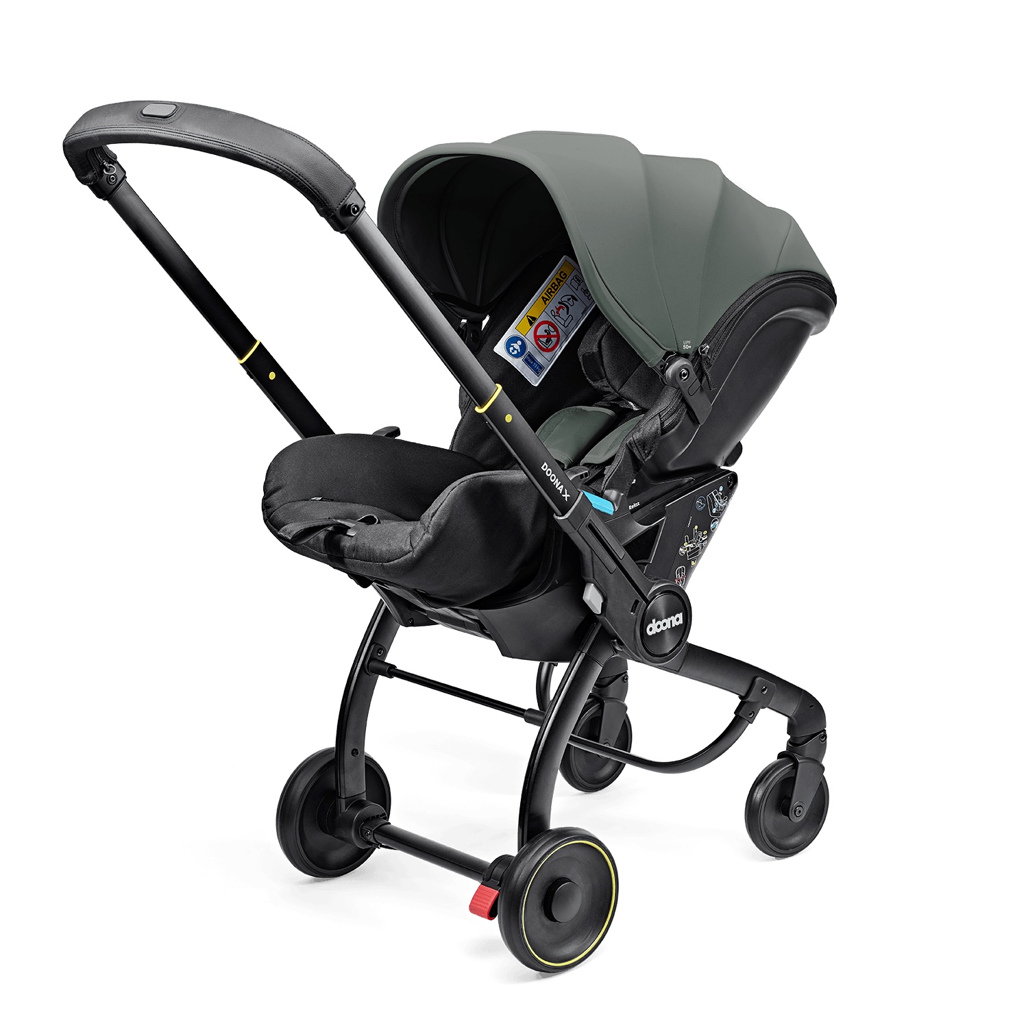 DOONA_X_Slate_Green_262510_Stroller_angle_Relax_2